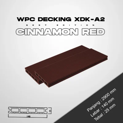 WPC Decking Cinnamon Red