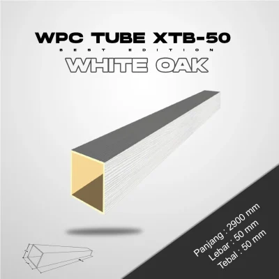 WPC Tube 50 - Whiteoak